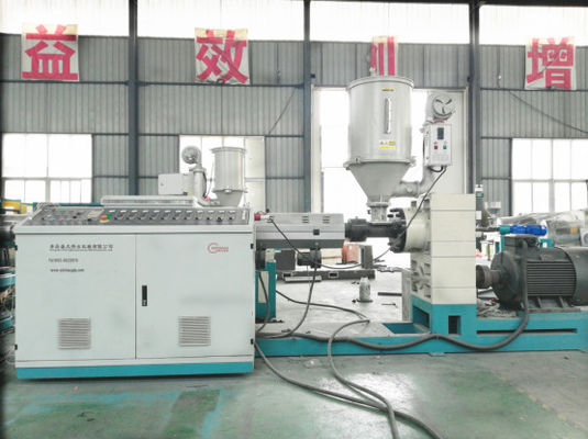 110-315mm HDPE PP PE Pipe Extrusion LIne ท่อพลาสติกประสิทธิภาพสูง