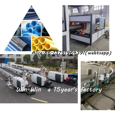 อัตโนมัติพลาสติก PVC UPVC น้ำไฟฟ้า PVC ท่อ Extrusion Line ควบคุม PLC