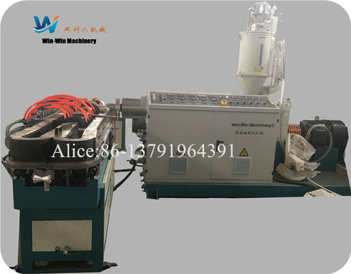 เครื่องทำท่อ PE PVC HDPE ความเร็วสูง สายการผลิตรีดท่อลูกฟูก