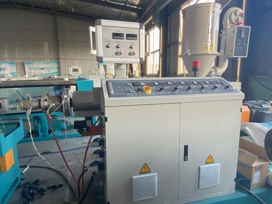 Push Block Forming Machine PE PP PVC PA สายการอัดรีดท่อลูกฟูกผนังเดียว