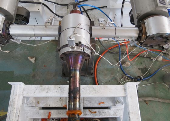 30kgh 17mm Double Wall Corrugated Pipe Machine / สายการผลิตท่อพลาสติก