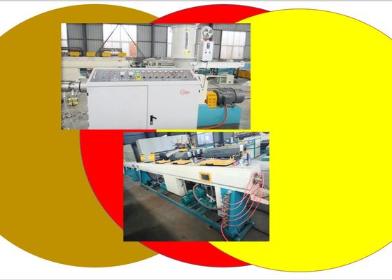 300kgh PVC 450 มม. คู่ Extrusion Line ท่อ