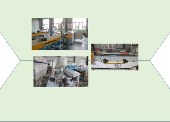 สายการอัดรีดท่อ HDPE ขนาด 17 มม. สายการอัดรีดสายพีวีซี