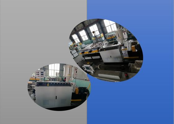 15m / นาที 35kw 100Kg / Hr HDPE LDPE เครื่องรีดท่อ
