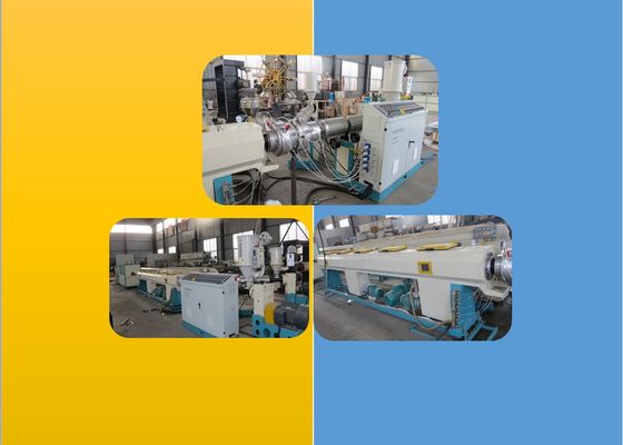 CE SS Double Screw PPR เครื่องท่อลูกฟูก HDPE