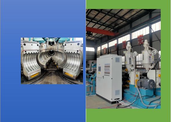 Double Screw PLC 50kg / H สายการผลิตท่อพลาสติก