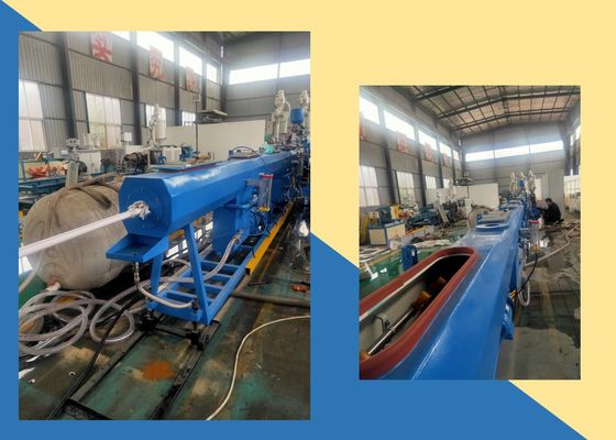 3 ชั้น 12m / นาที 8KN ท่อ HDPE Extrusion Line สกรูเดี่ยว