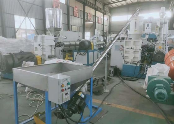 พลาสติก PPR HDPE ท่อลูกฟูก Extrusion Line 37kw พร้อม ABB Converter