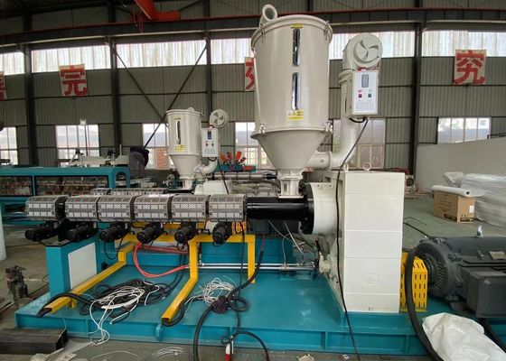 20-110 มม. HDPE PP น้ำไฟฟ้า Single Wall Corrugated Pipe Extrusion Line