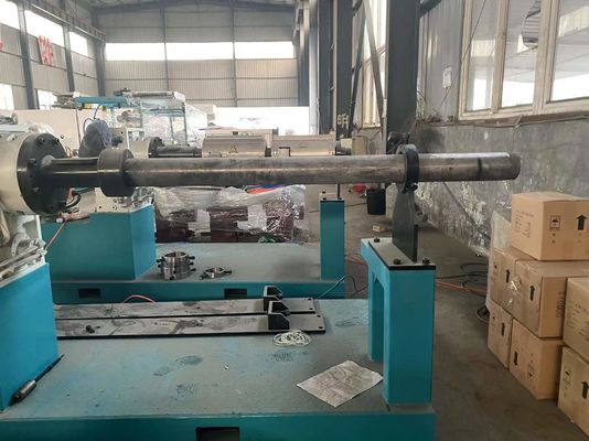 300kg / h เครื่องอัดรีดสกรูเดี่ยวสายการผลิตท่อพลาสติก PE