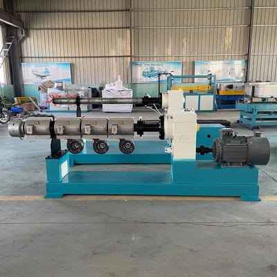 80-150 กก. / ชม. เครื่องอัดรีดแบบสกรูเดี่ยวสำหรับท่อลูกฟูก HDPE PP PE ผนังเดียว