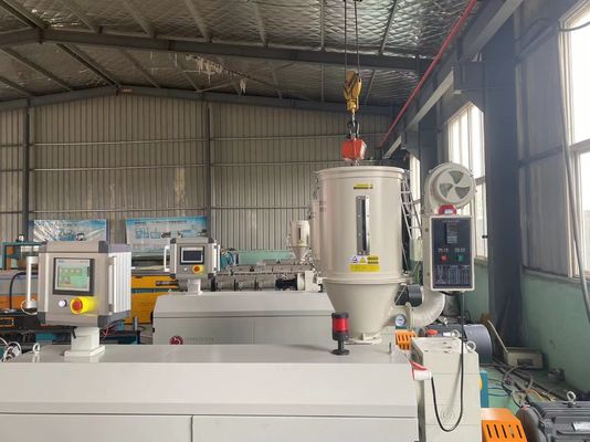 พลาสติก PE PP Pipe Extrusion Line Corrugated Electric Conduit Protective Sheath Pipe
