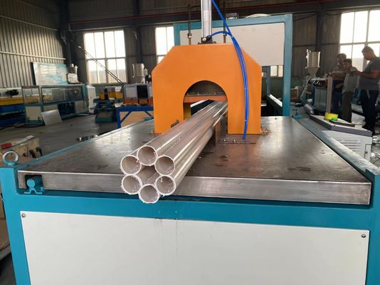หน้าจอสัมผัส Seven Holes Plastic Pipe Extrusion Line Plc