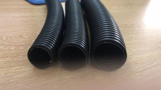 PE PP PVC Single Wall Corrugated Pipe Extrusion Line ความเร็วสูง