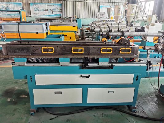 PE PP PVC Single Wall Corrugated Pipe Extrusion Line สำหรับเครื่องซักผ้า
