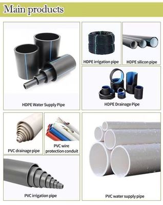 พลาสติก PVC ระบายน้ำ ท่อร้อยสายไฟฟ้า Extruder Fully Automatic