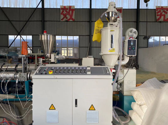 พลาสติกขนาดเล็ก HDPE PE ท่อส่งน้ำ Extruder ท่อ HDPE Extrusion Line