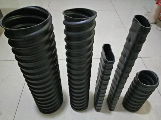 เครื่องอัดรีดท่อลูกฟูกแบน / ท่อไม้ไผ่อัดแรงสะพาน