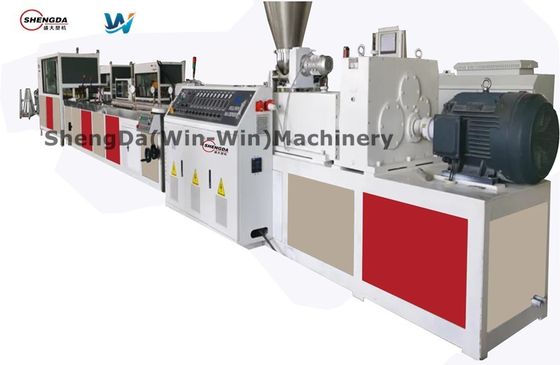 เครื่องทำรางเก็บสาย PVC เครื่องขึ้นรูปพลาสติก
