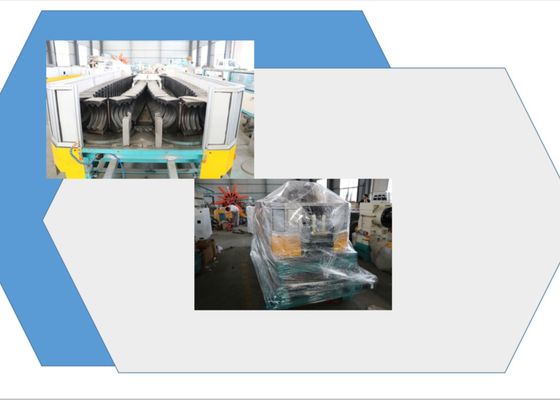 PE HDPE 650mm เครื่องท่อลูกฟูกผนังเดียว