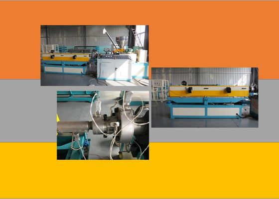 ท่อพลาสติก HDPE สายเคเบิลลูกฟูกสายการผลิต Extruder