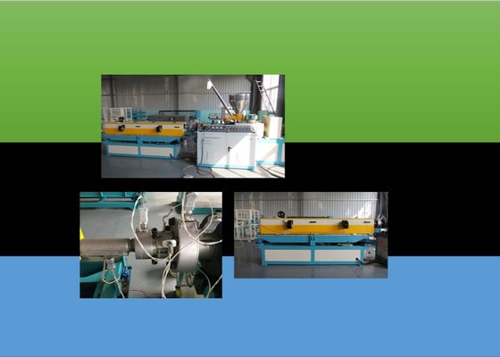 ท่อพลาสติก HDPE สายเคเบิลลูกฟูกสายการผลิต Extruder