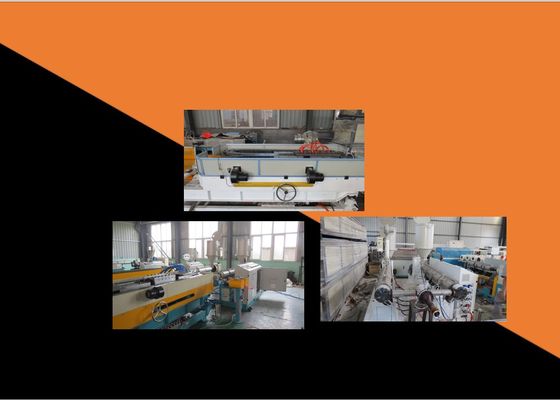 สายการอัดรีดท่อลูกฟูก HDPE ผนังเดี่ยว