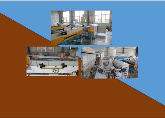 ท่อพีวีซี 160 มม. Single Wall Corrugated Pipe Extrusion Line
