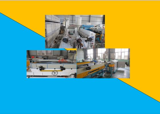 ท่อพีวีซี 160 มม. Single Wall Corrugated Pipe Extrusion Line