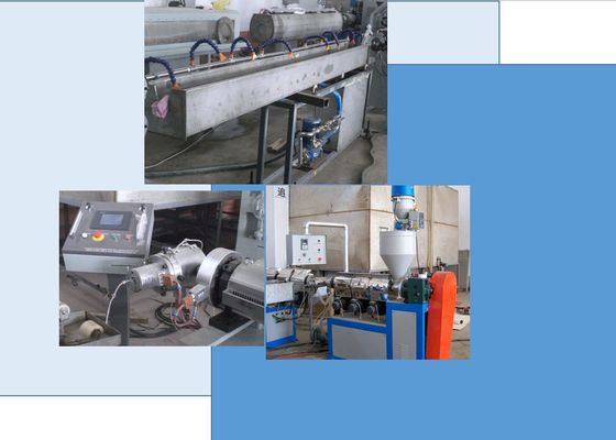 เครื่องอัดรีดท่อ PP HDPE ลวดเหล็กเสริม / เครื่องท่อยืดหยุ่น