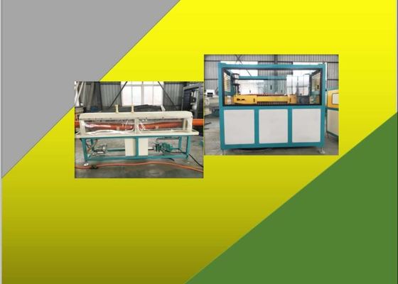 สกรูลึก 800Kg / H PLC สายการอัดรีดท่อลูกฟูก