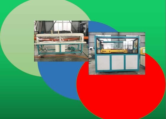 65kw 150kg / H PE สายการอัดรีดท่อลูกฟูกสองชั้น
