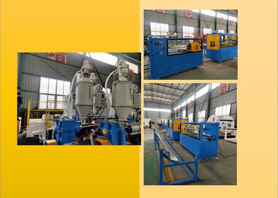 CE SS Double Screw PPR เครื่องท่อลูกฟูก HDPE