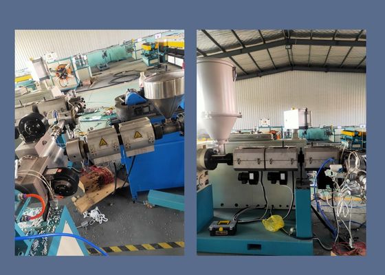 150mm Screw 270kg / H Cable Jacket Sheath Extrusion Line