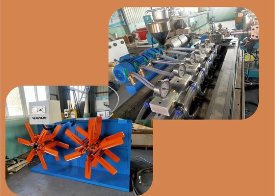 เครื่องผลิตสายเคเบิ้ล Extruder Wire Sheath 40m / นาที