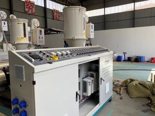สกรูเดี่ยว 110 มม. ท่อ HDPE Extrusion Line Oil Supply