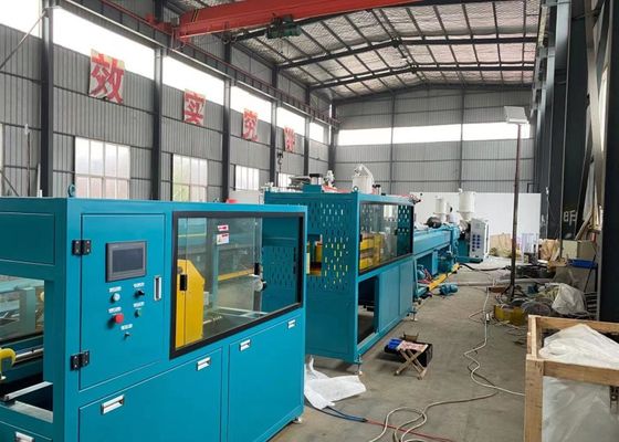 320kg/H สกรูเดี่ยวท่อ HDPE Extrusion Line Water Supply Pipe Extruder Machine