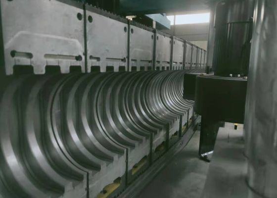 HDPE Double Wall Corrugated Pipe Extrusion Line Full Intermeshing 6.5 ม./นาที