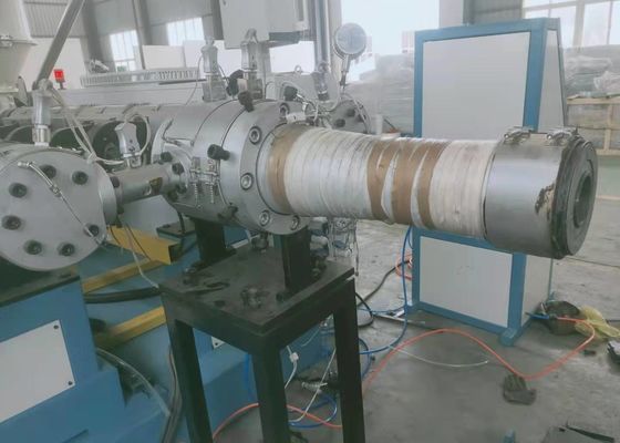 พลาสติก PPR HDPE ท่อลูกฟูก Extrusion Line 37kw พร้อม ABB Converter