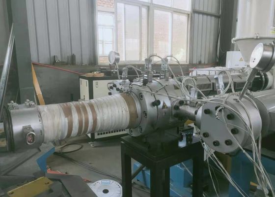 PVC Single Wall Corrugated Pipe Machine 20m/ นาที 110mm 315mm