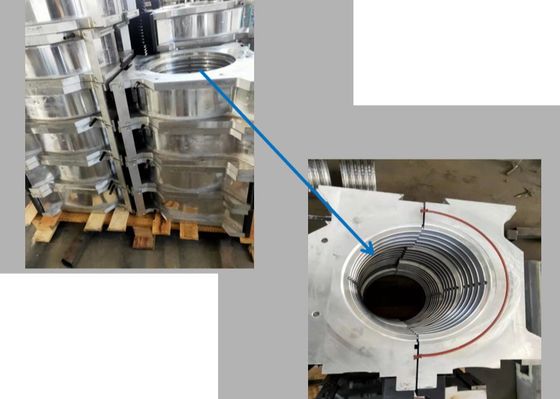 สายการผลิตท่อลูกฟูก HDPE ผนังคู่ ID200mm ID600 mm