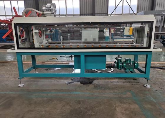 สายการผลิต / เครื่องทำท่อลูกฟูก HDPE ผนังคู่ที่มีความแข็งแรงสูง