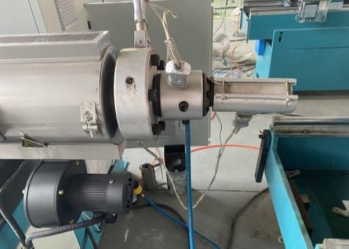 Dia 12-50mm Single Wall Corrugated Pipe Extrusion Line เครื่องทำ