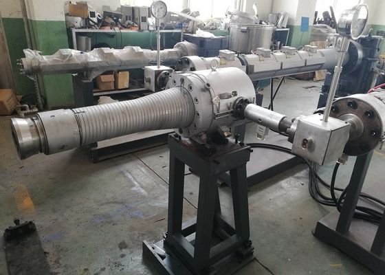 20-110 มม. HDPE PP น้ำไฟฟ้า Single Wall Corrugated Pipe Extrusion Line