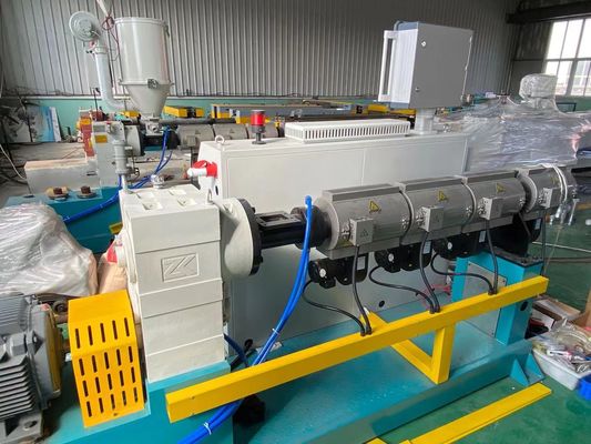 90Kg / H 16-63mm Single Wall Corrugated Pipe Extrusion Line PE PP HDPE
