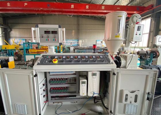 90-400mm Smooth Rigid Corrugated Single Screw Extruder Machine ท่อแก๊ส