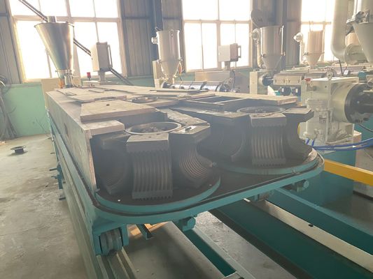 แม่พิมพ์ 50 คู่ PP PE Corrugation / Corrugated Pipe Extrusion Line