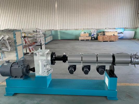 16-63 มม. HDPE PE PVC Single Wall Corrugated Pipe Extrusion Line Making Machine