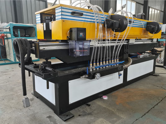 PE PP EVA PVC PA Single Wall Corrugated Pipe Extrusion Line ความเร็วสูง 10-50mm