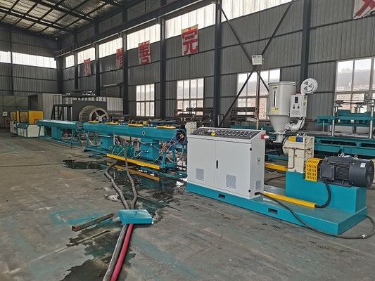ท่อระบายน้ำทิ้งท่อพลาสติก PVC Extrusion Production Line Automatic 16-63mm